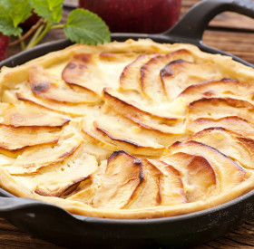 Pfannekuchen mit Äpfel